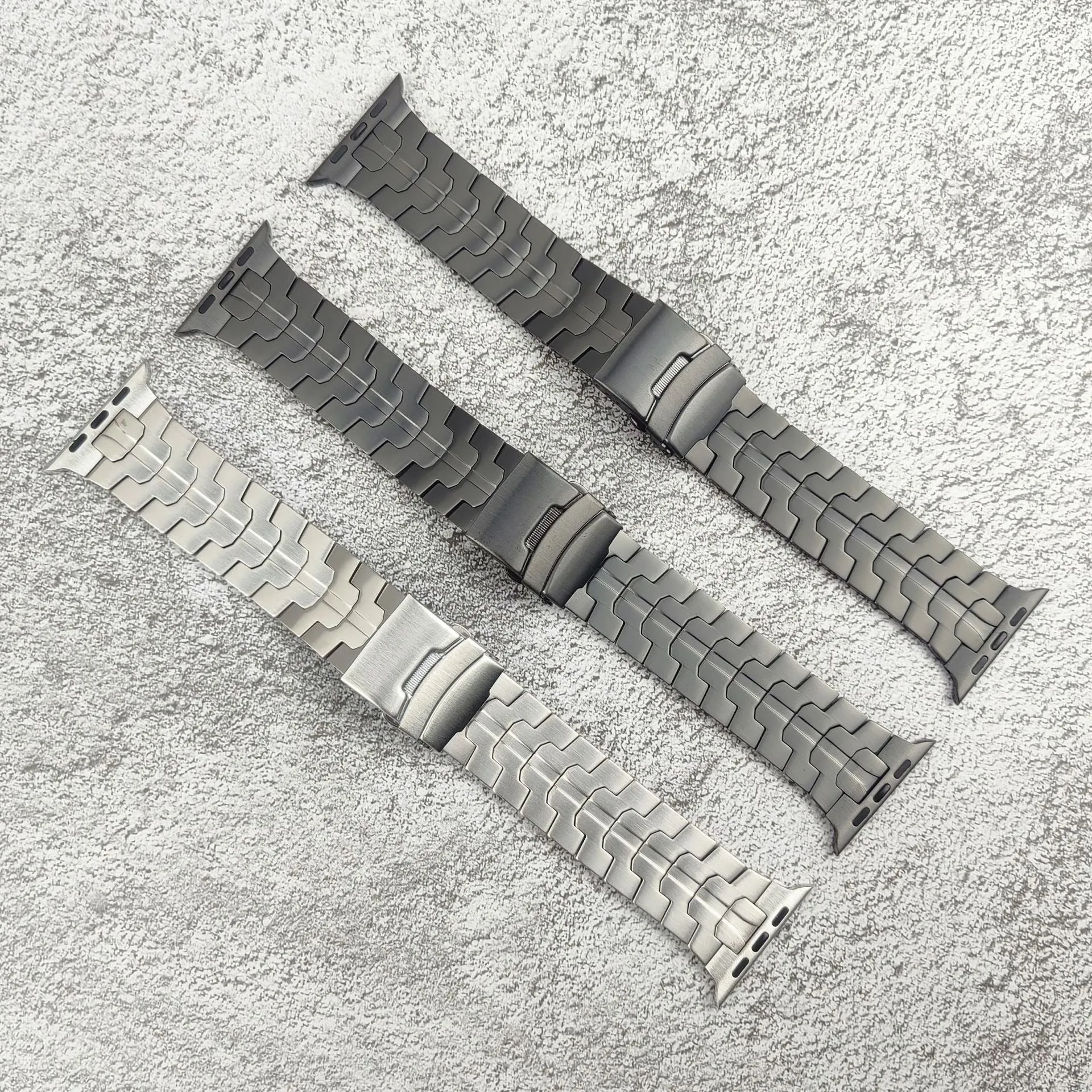 Titanium Apple watch Ultra watch band 49mm by reliablebands