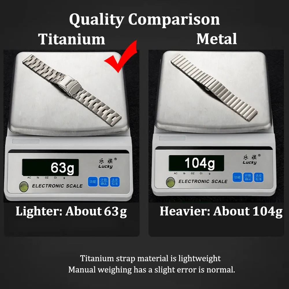 Titanium Apple watch Ultra watch band 49mm by reliablebands