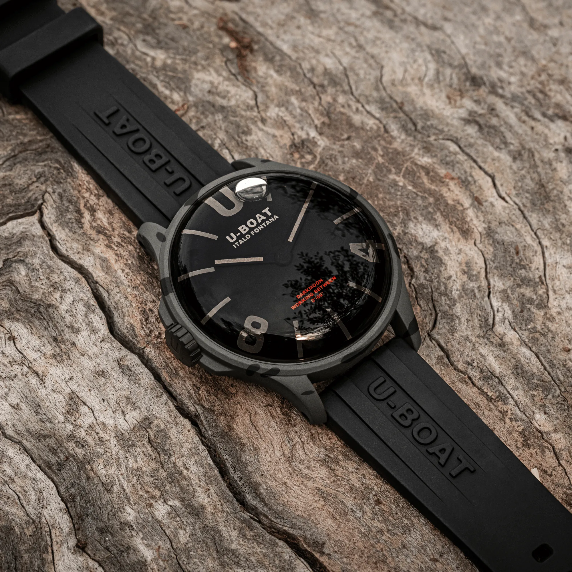 U-Boat Watch Darkmoon 44 BK Camouflage Curved Grey 9553