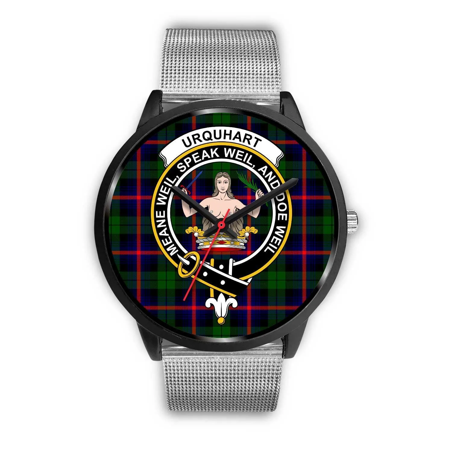 Urquhart Modern Clan Badge Tartan Black Watch