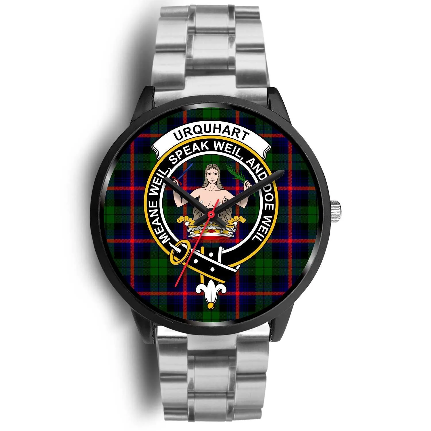 Urquhart Modern Clan Badge Tartan Black Watch