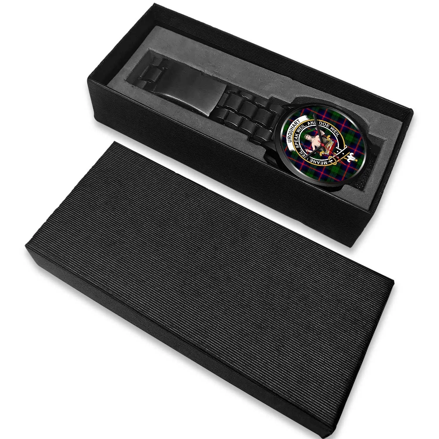Urquhart Modern Clan Badge Tartan Black Watch