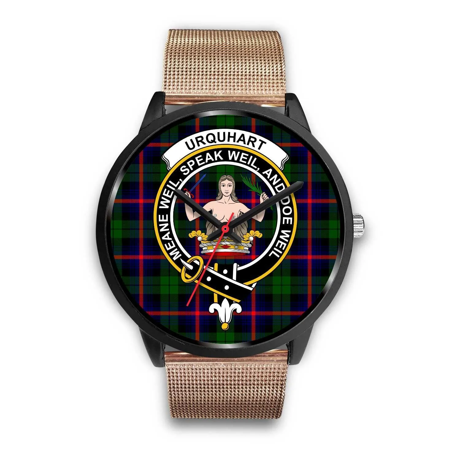 Urquhart Modern Clan Badge Tartan Black Watch