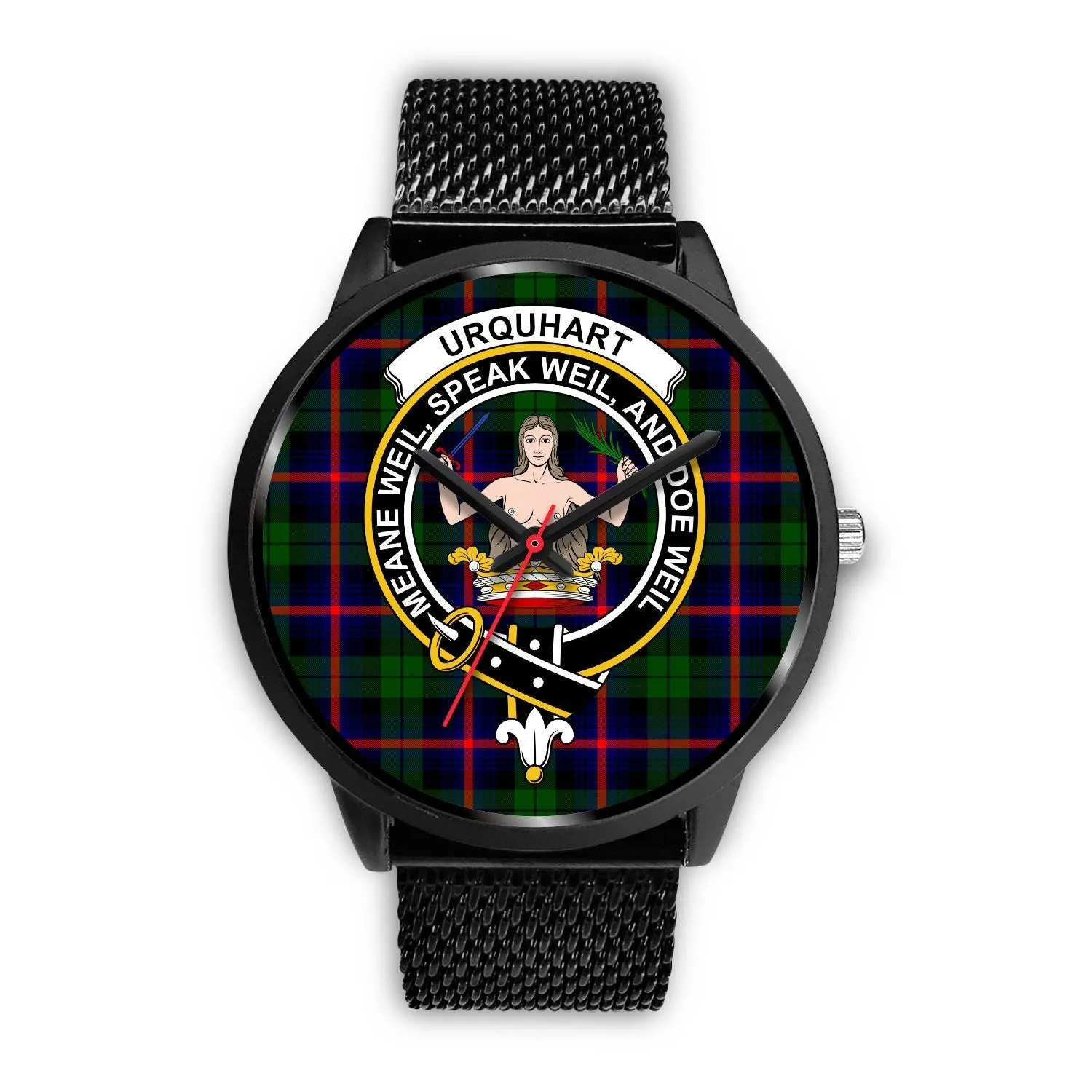 Urquhart Modern Clan Badge Tartan Black Watch
