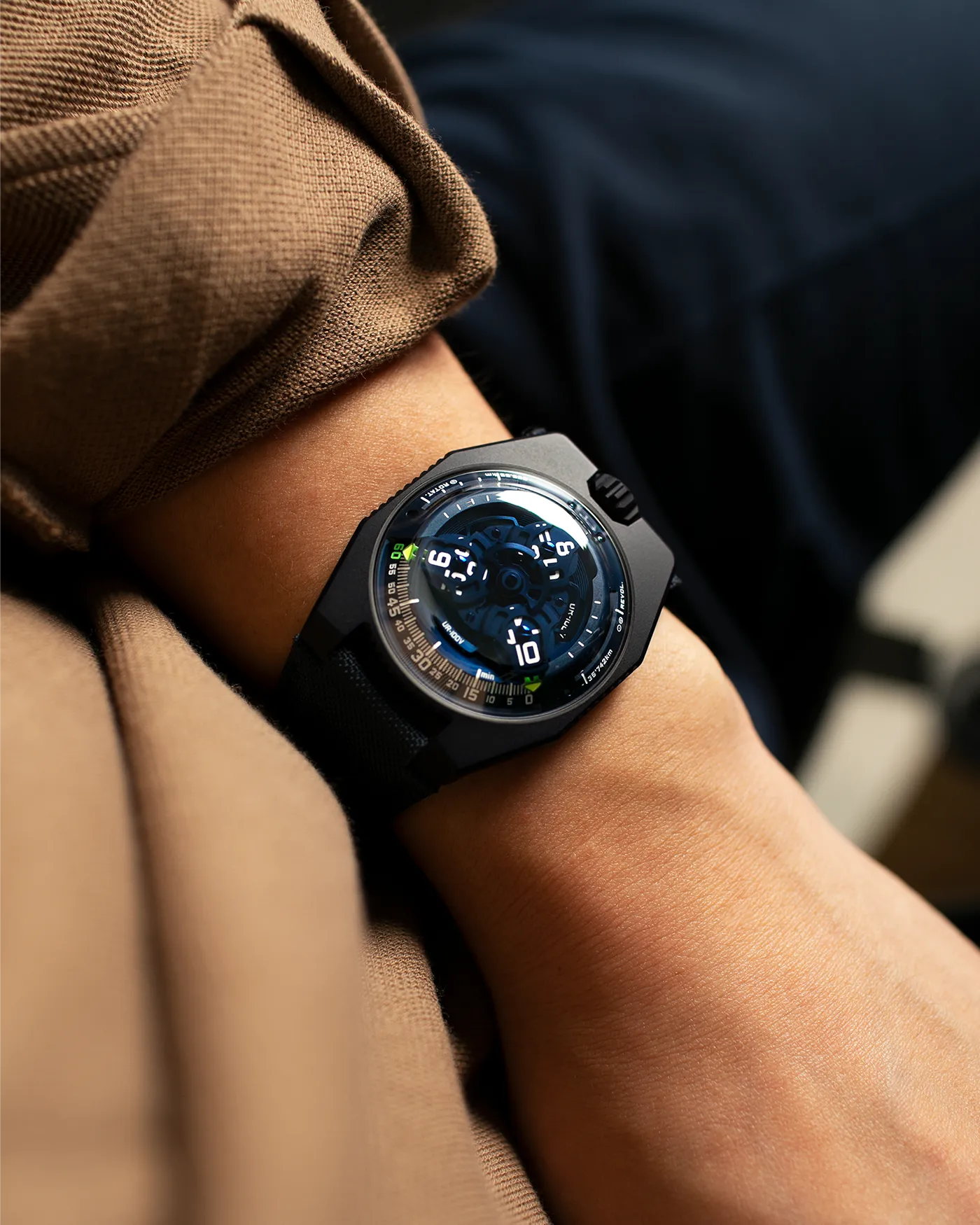 Urwerk UR100 Blue Planet