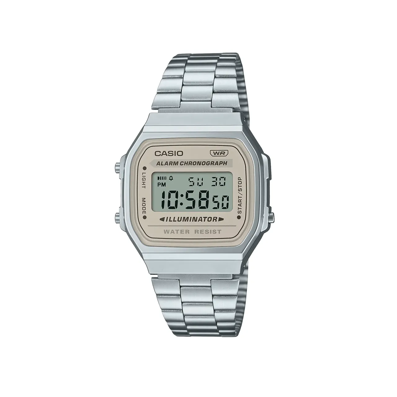 Vintage Series Silver Digital Watch - A168WA-8A