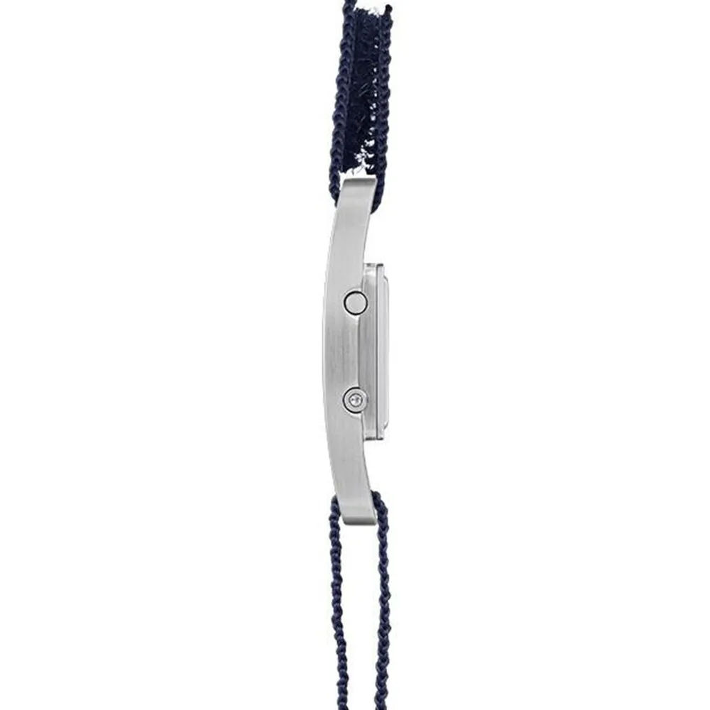 Void Womens Stainless Steel Case Navy Nylon Strap Black Dial Silver Watch - PXR5-BR/NY
