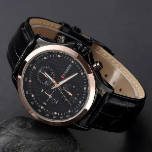 Watches Men Luxury Top Brand CURREN Fashion Men's Quartz Watch sport casual Wristwatch gold black