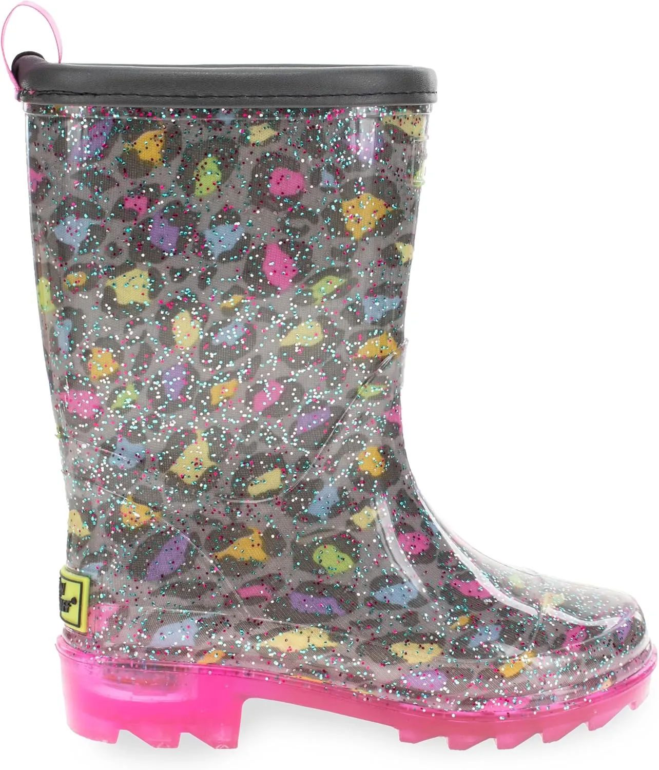 Western Chief Unisex-Child PVC Lighted Kids Rain Boot