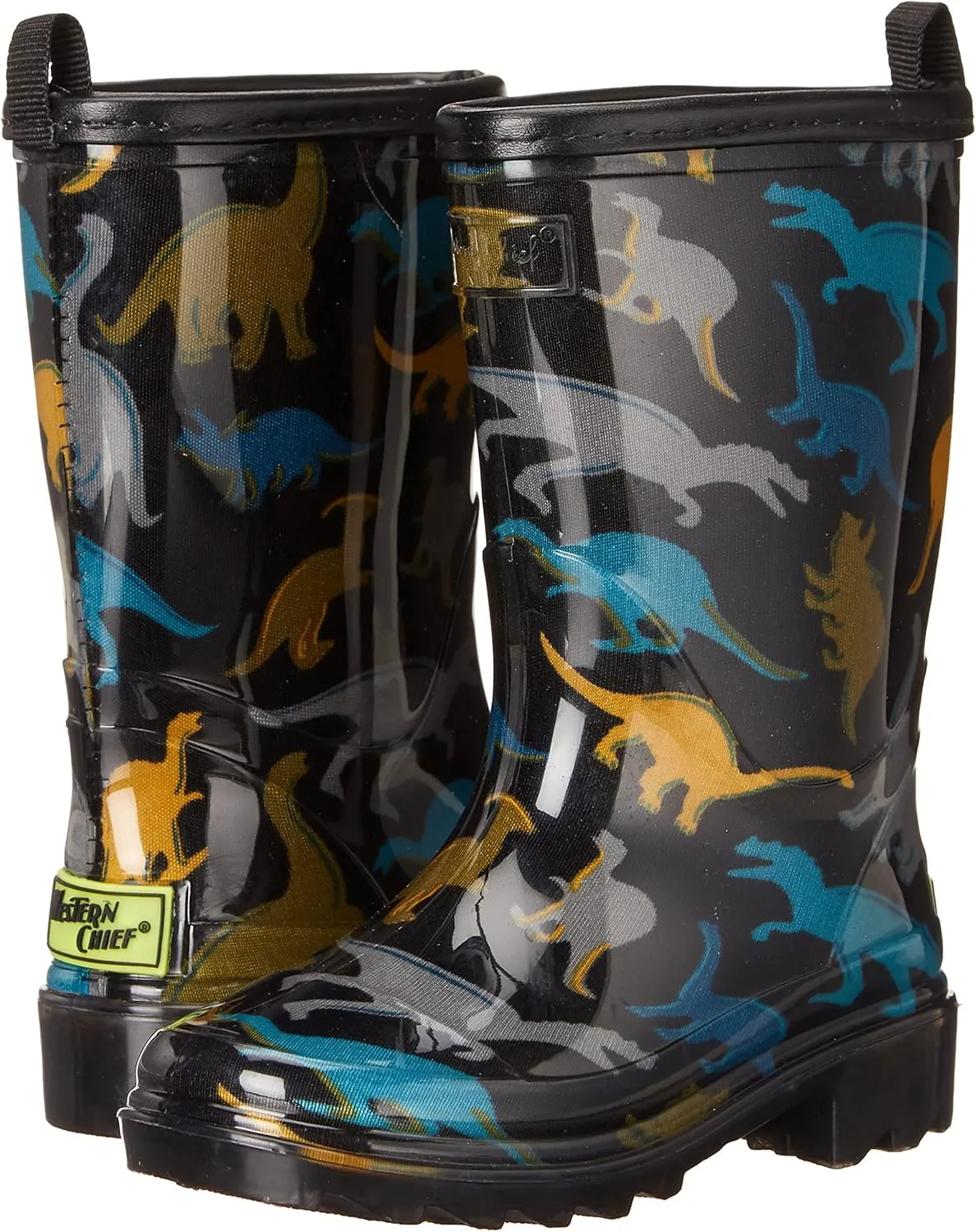 Western Chief Unisex-Child PVC Lighted Kids Rain Boot