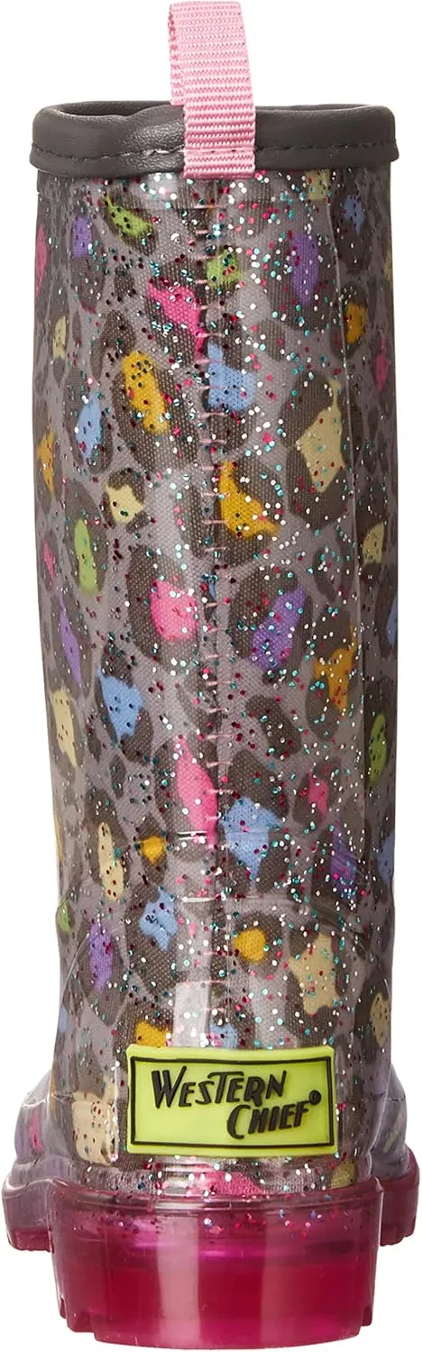 Western Chief Unisex-Child PVC Lighted Kids Rain Boot