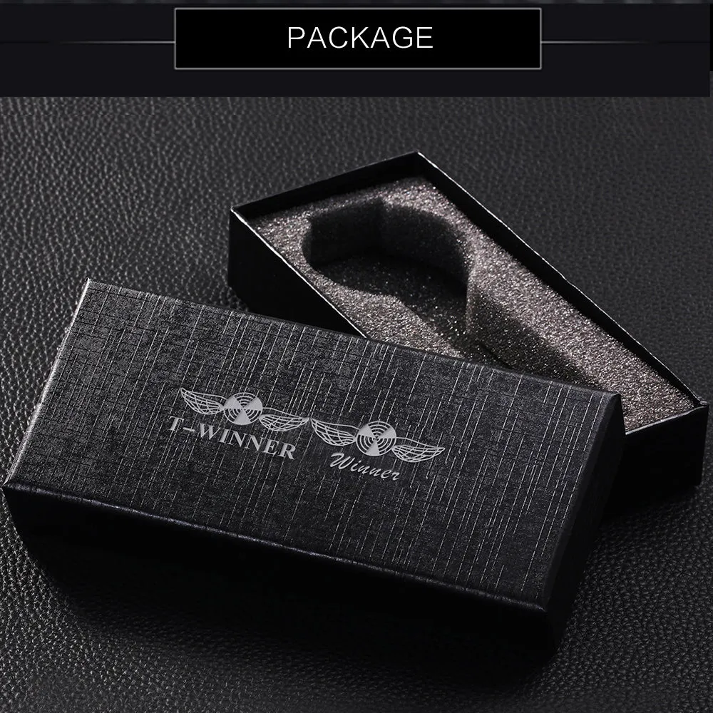 WINNER New Fashion Mechanical Watch Men Skull Design