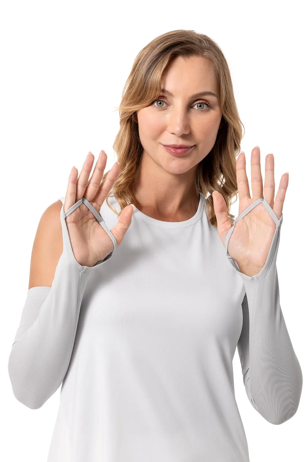 Women's Backspin Performance Sleeves | Sleek Grey