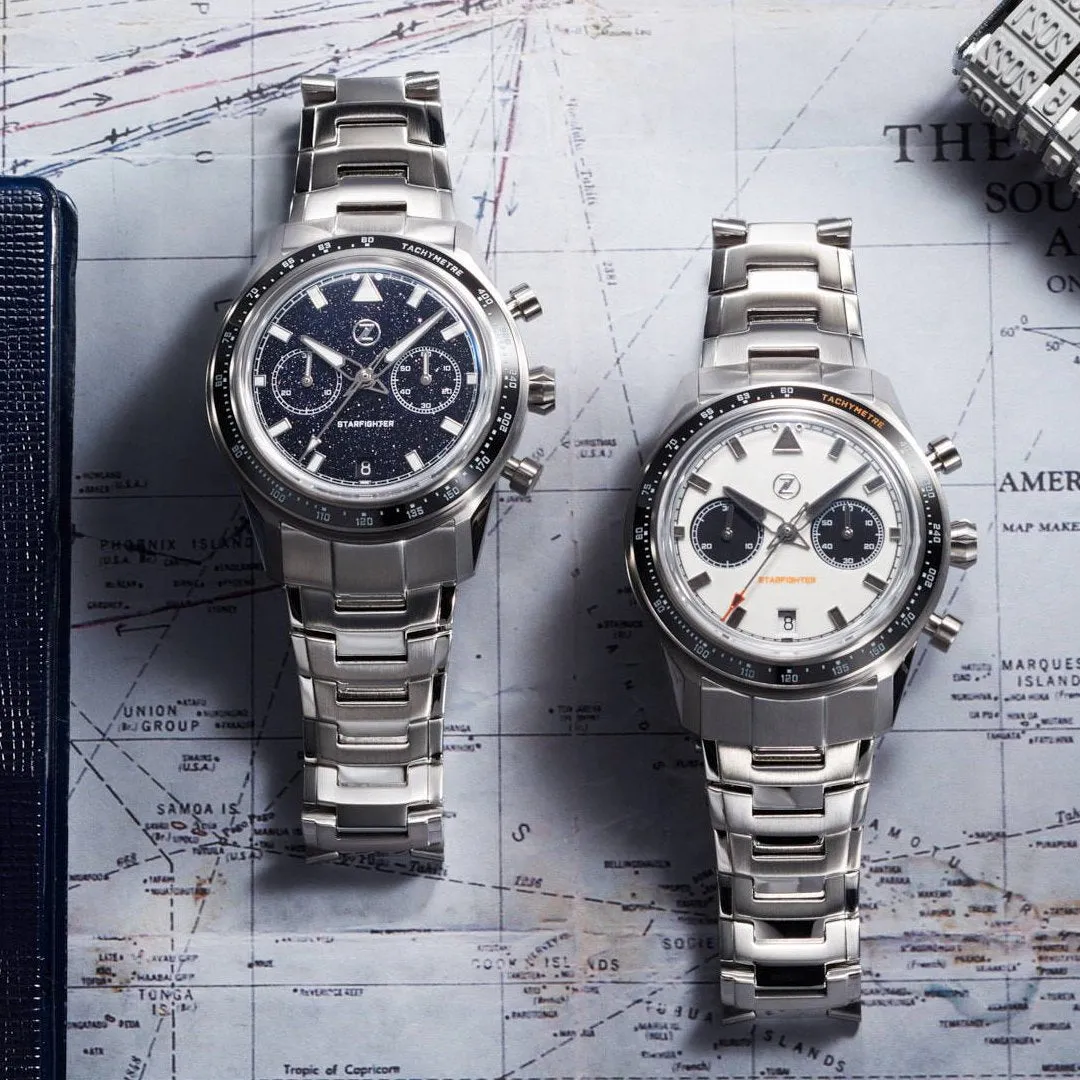 Zelos Starfighter Chronograph - Frost Limited&nbsp;Edition Panda&nbsp;Dial (ETA&nbsp;2894)